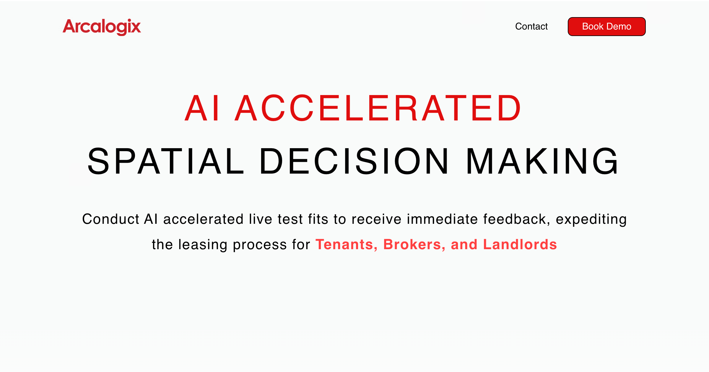 Arcalogix AI interface screenshot