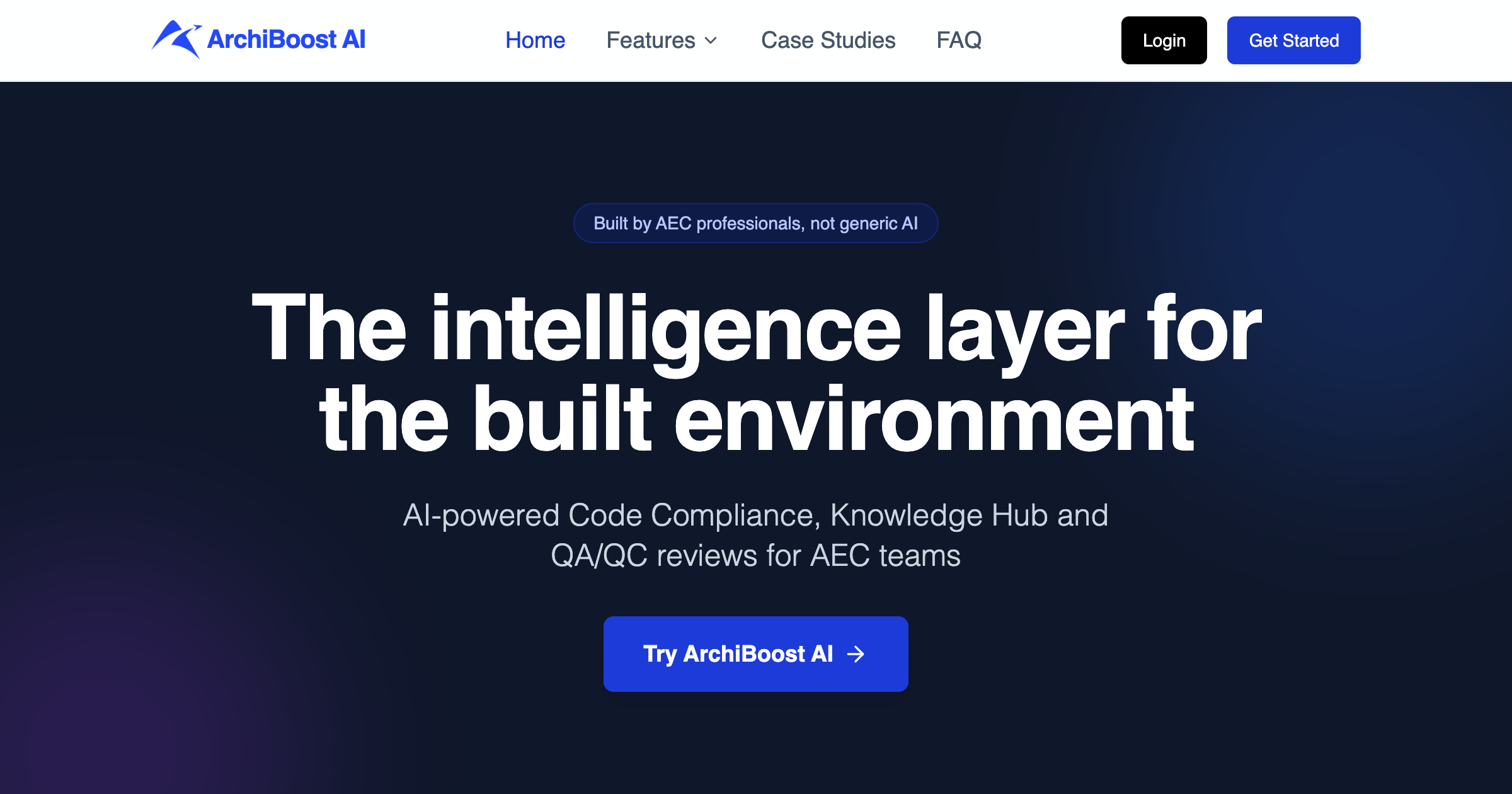 ArchiBoost AI interface screenshot