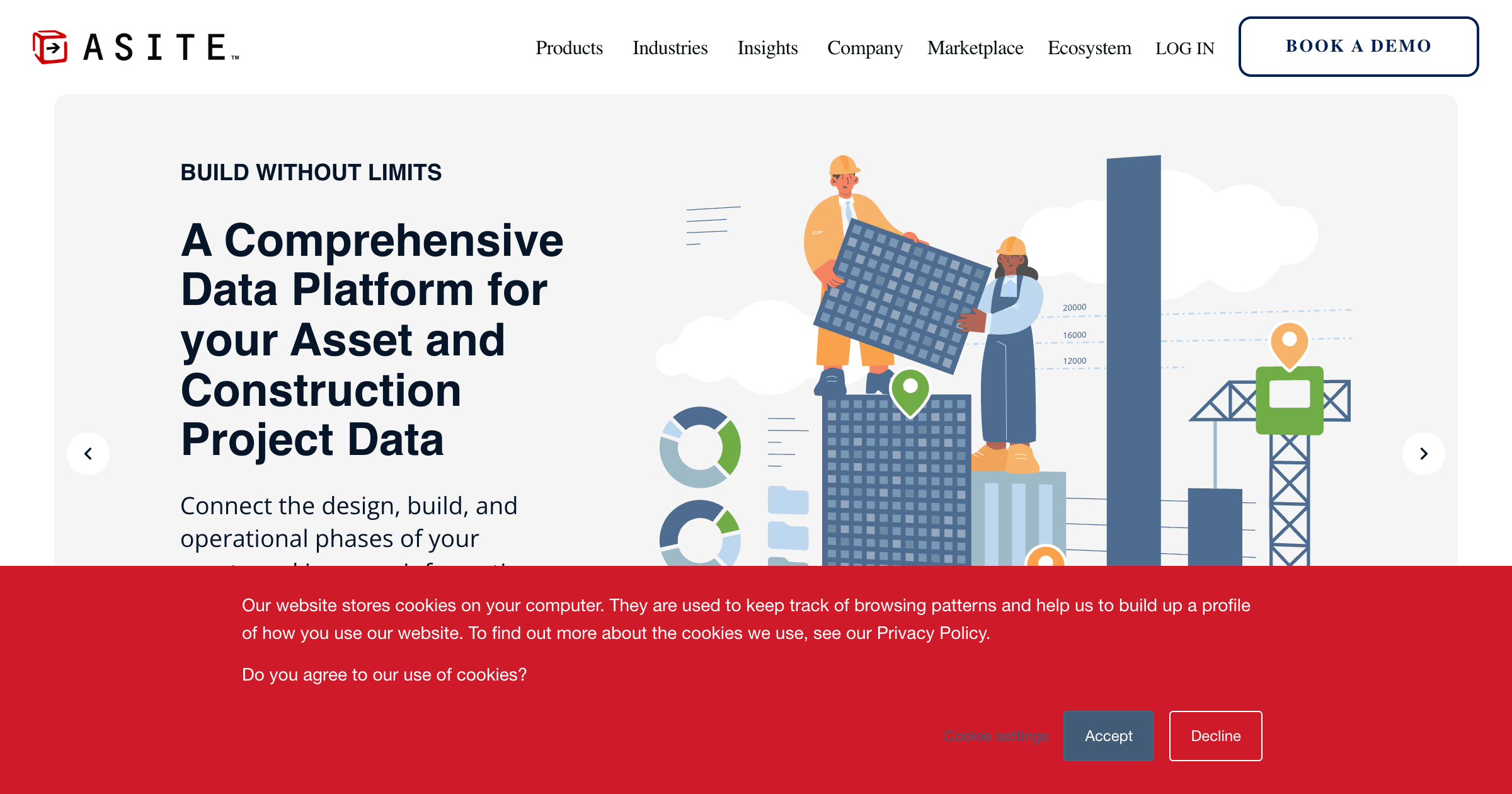 Asite interface screenshot