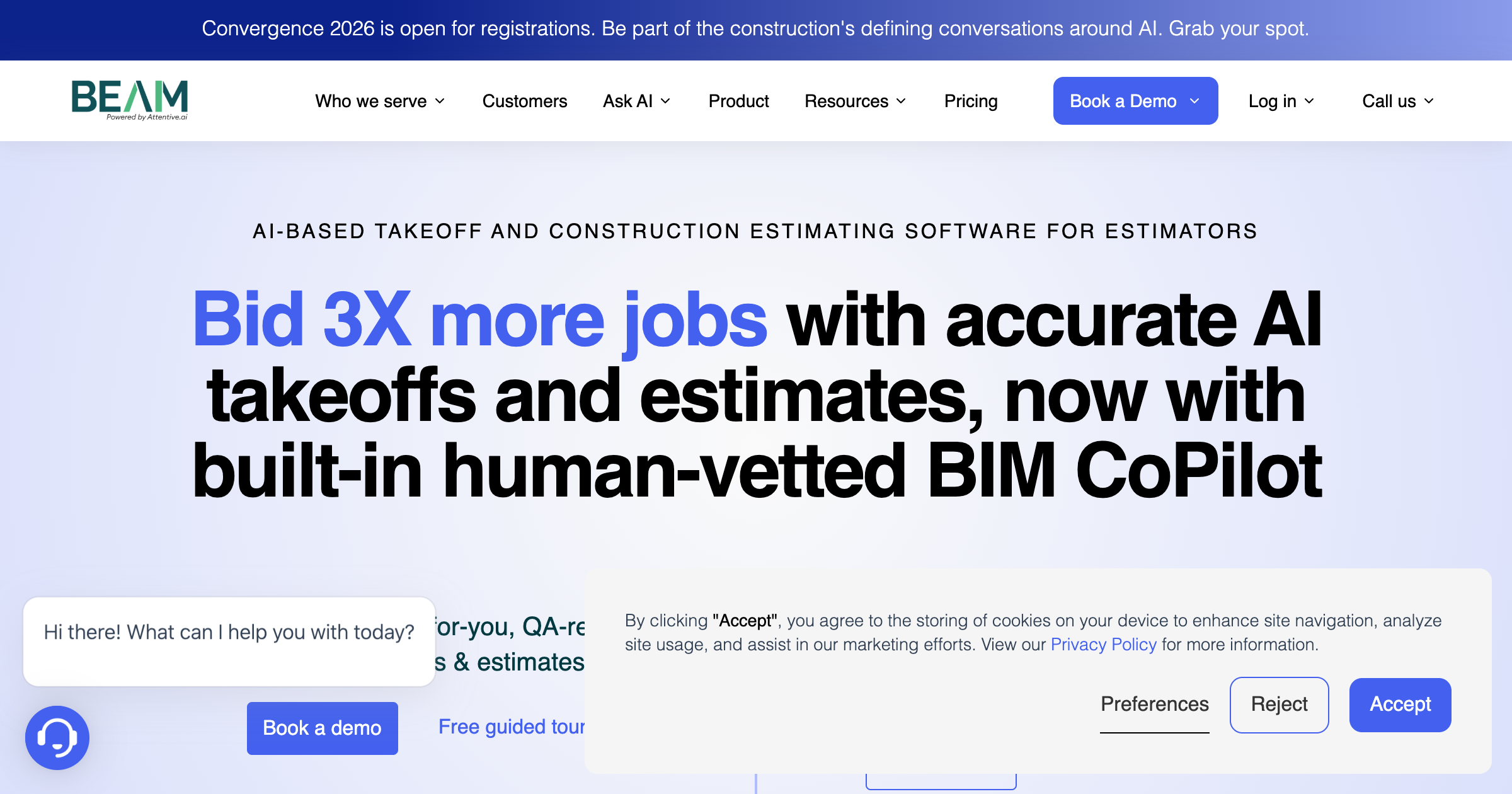 Beam AI (Attentive.ai) interface screenshot
