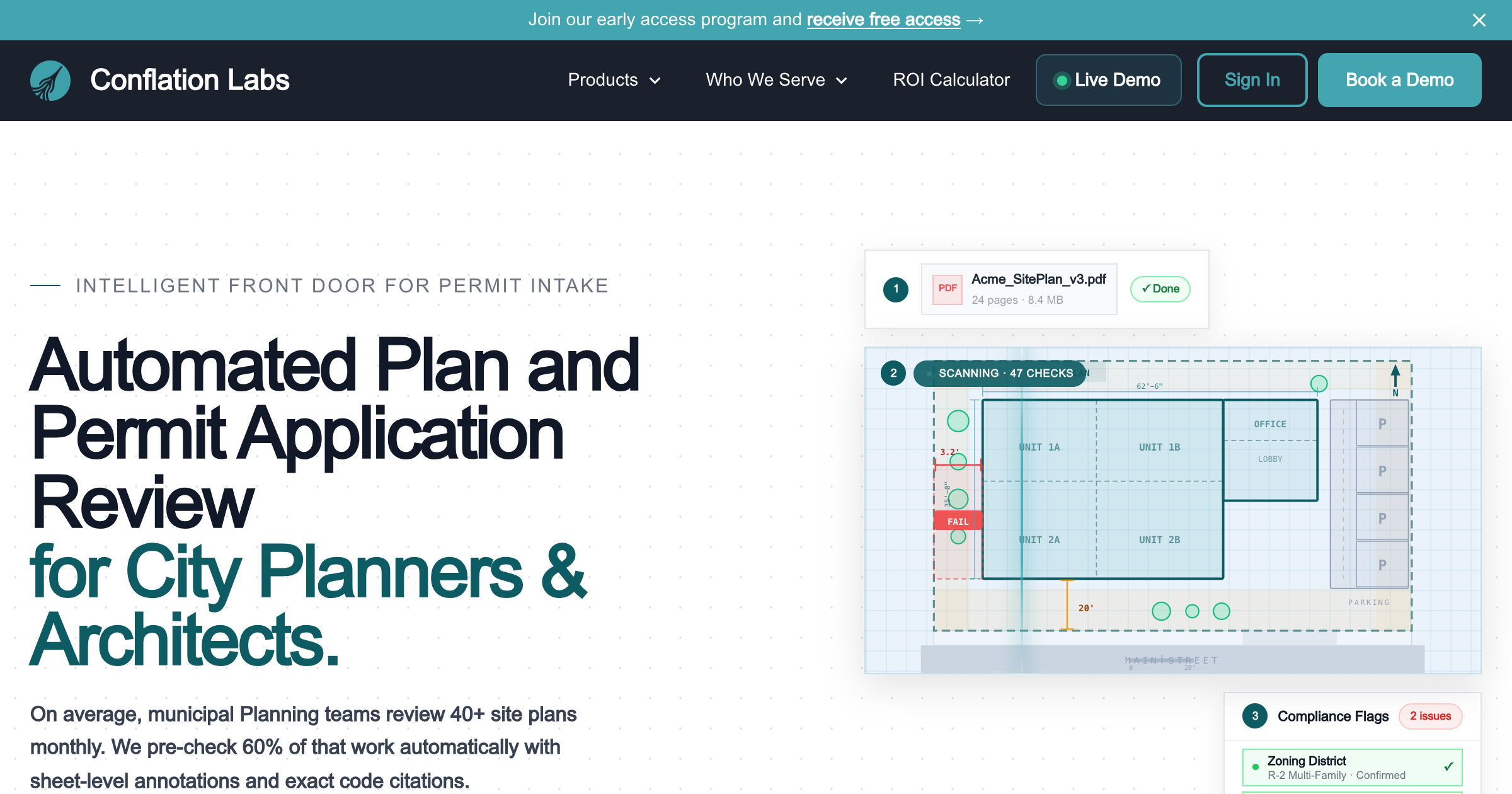 Conflation Labs interface screenshot