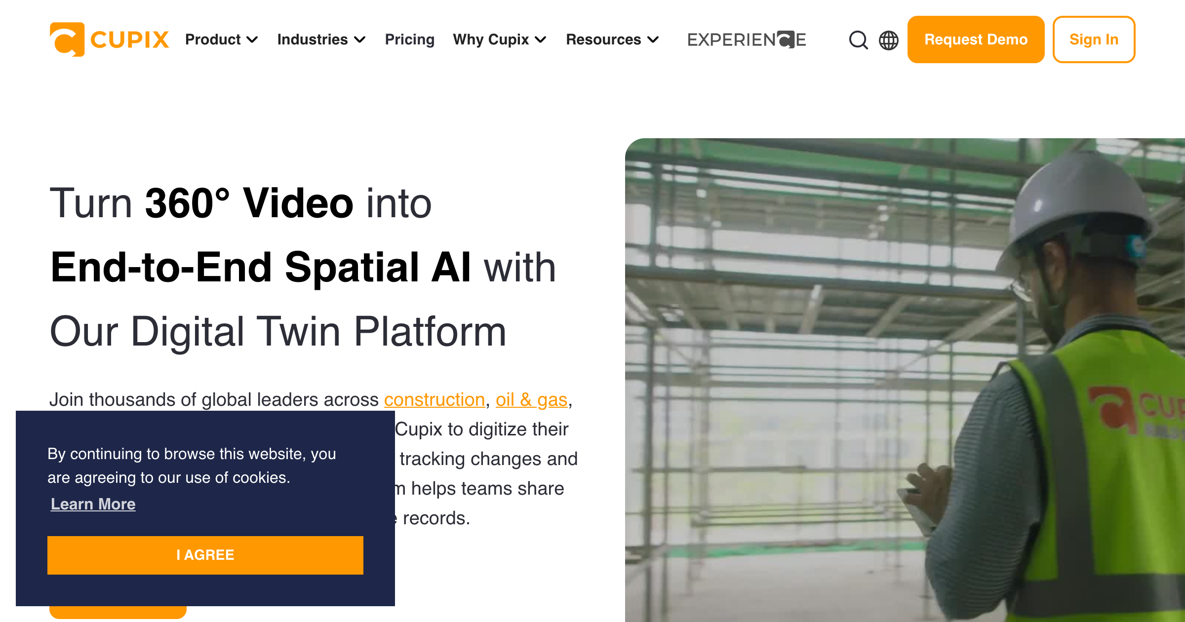 Cupix interface screenshot