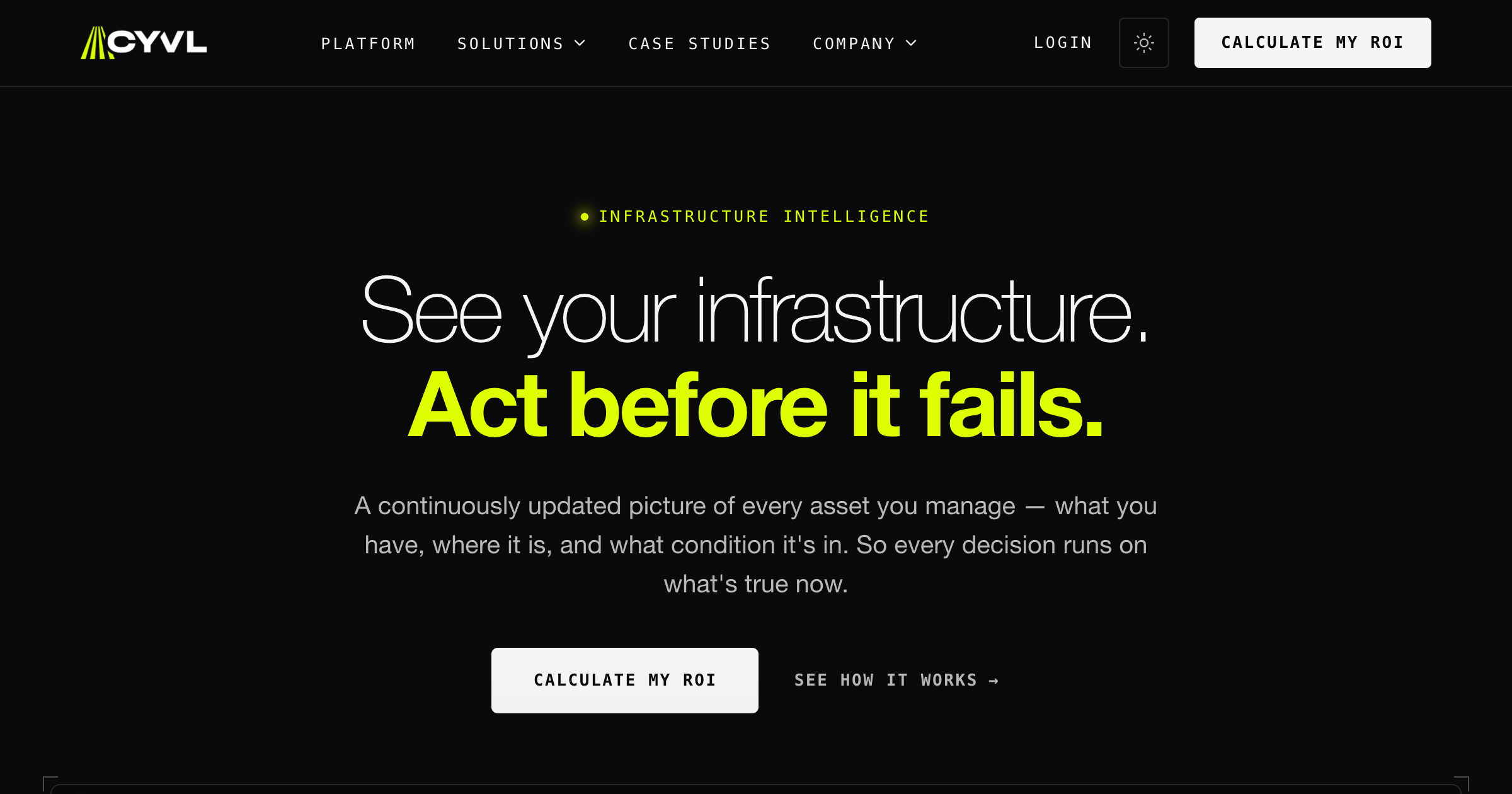 Cyvl interface screenshot