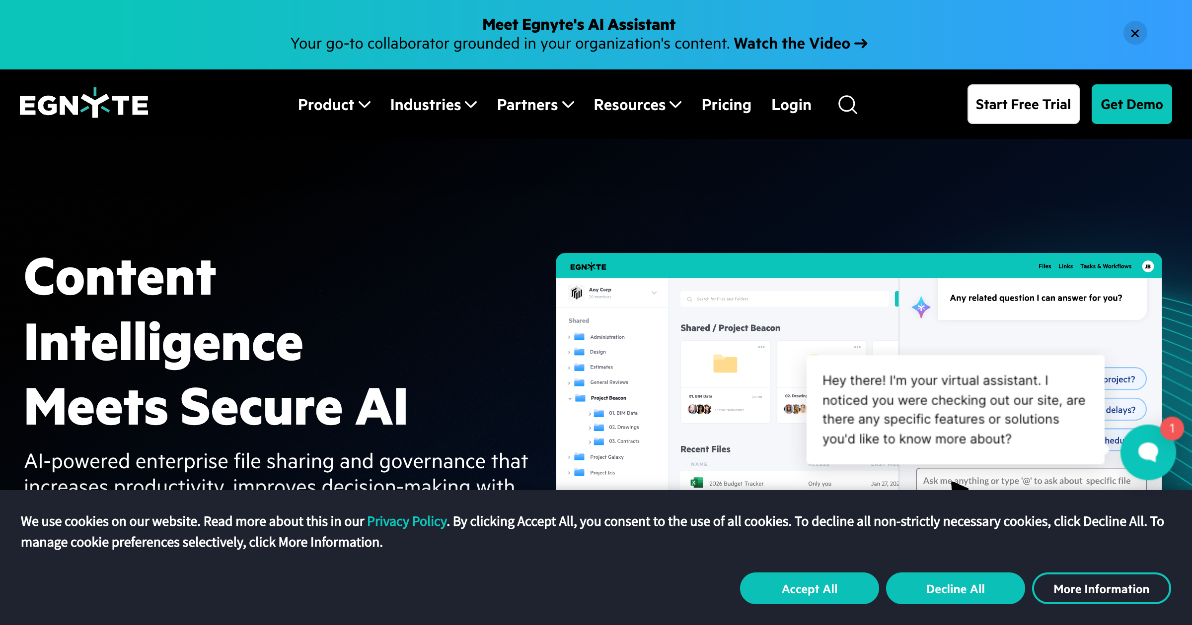 Egnyte interface screenshot