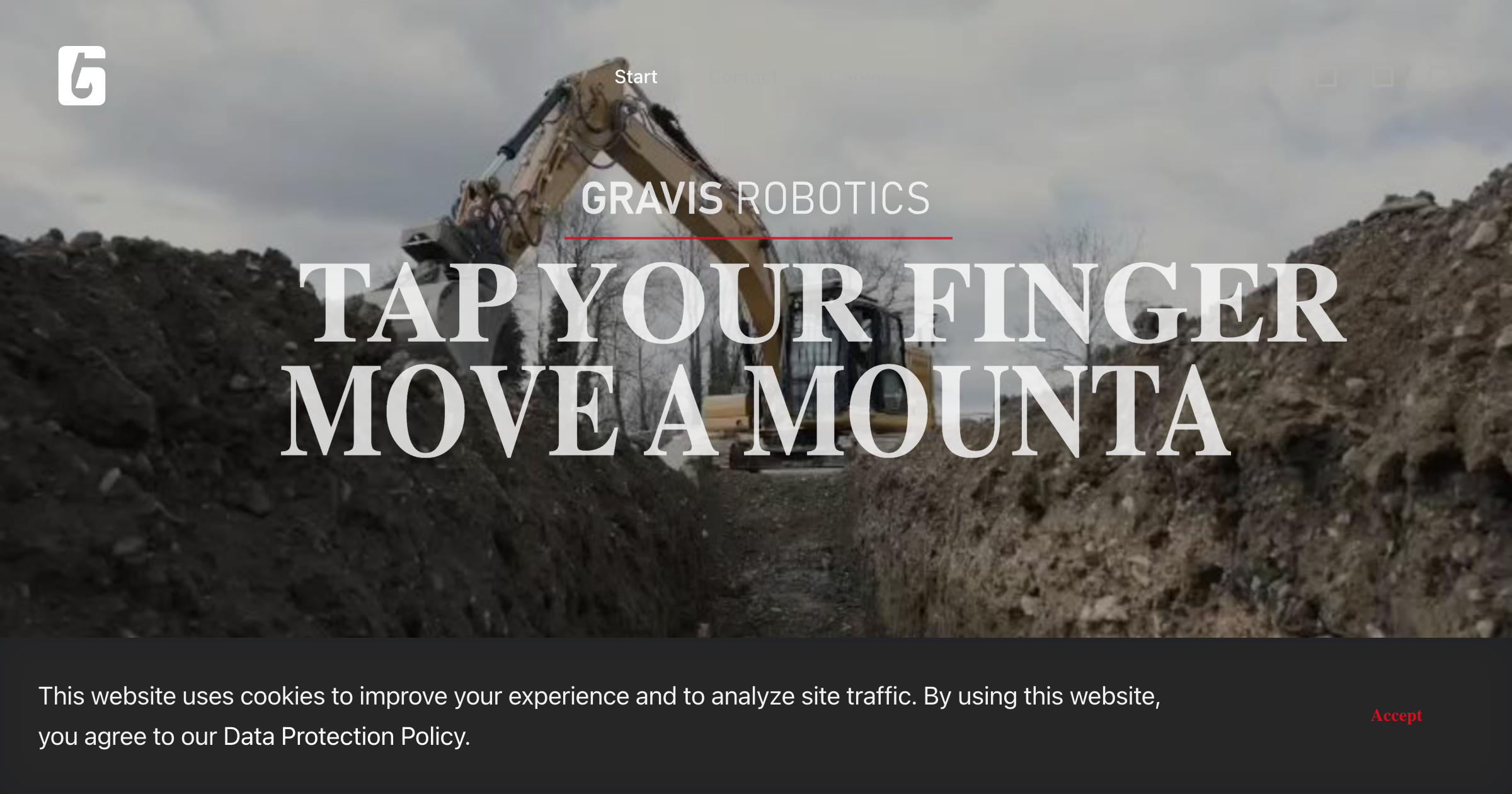 Gravis Robotics interface screenshot