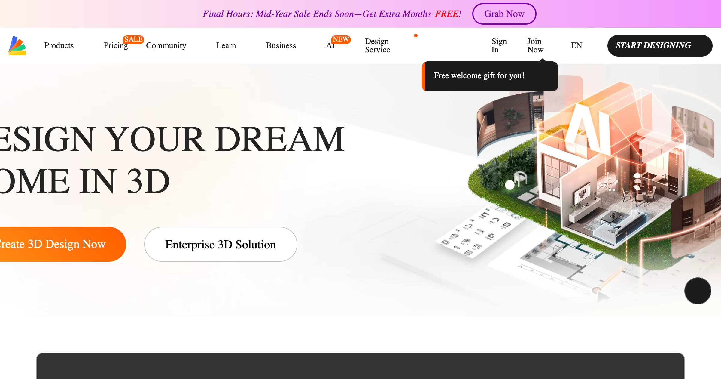 Homestyler interface screenshot