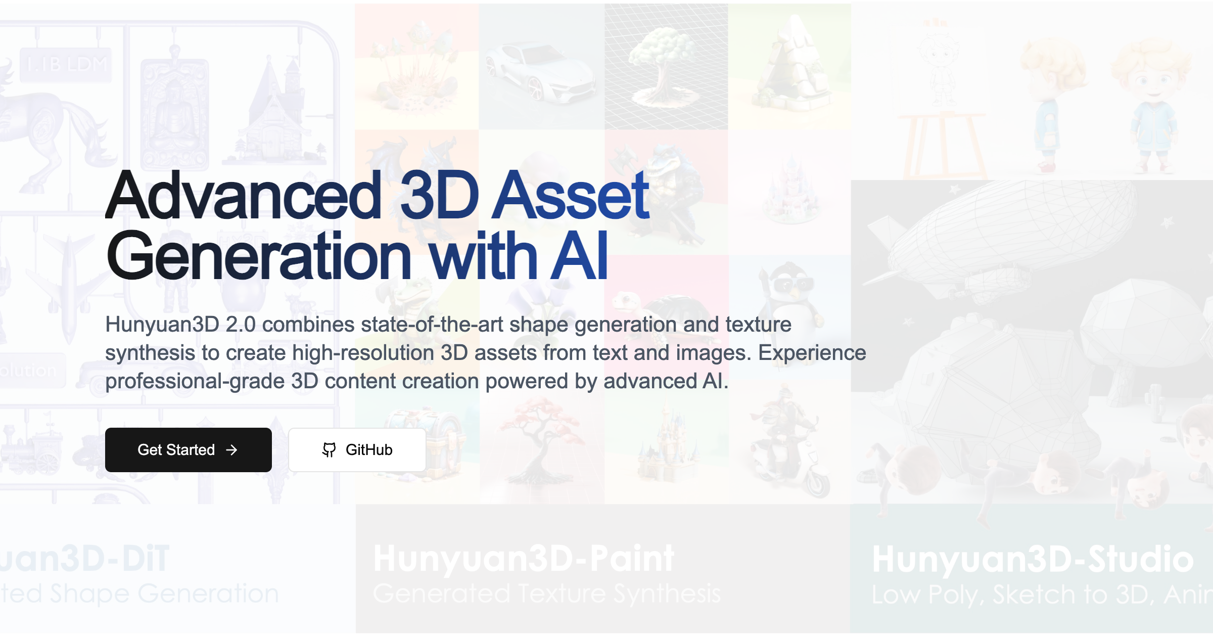 Hunyuan3D-2.1 interface screenshot