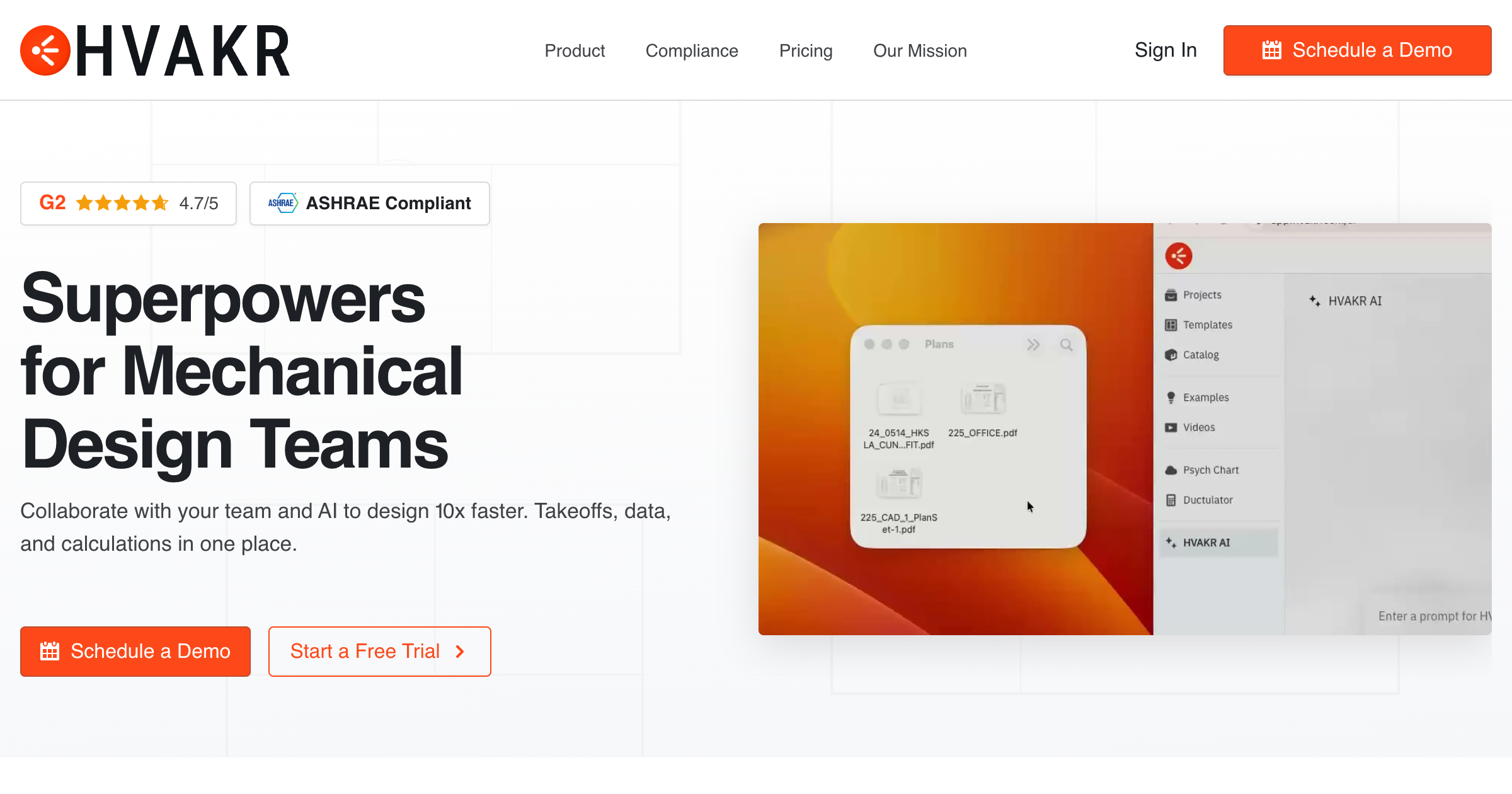 HVAKR interface screenshot