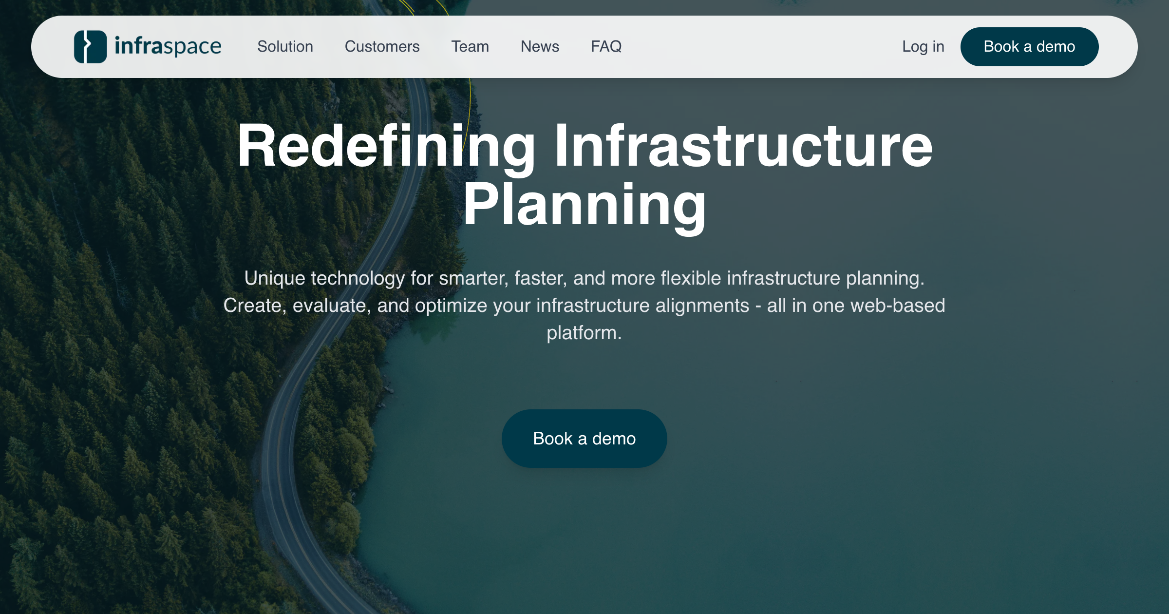 infraspace interface screenshot