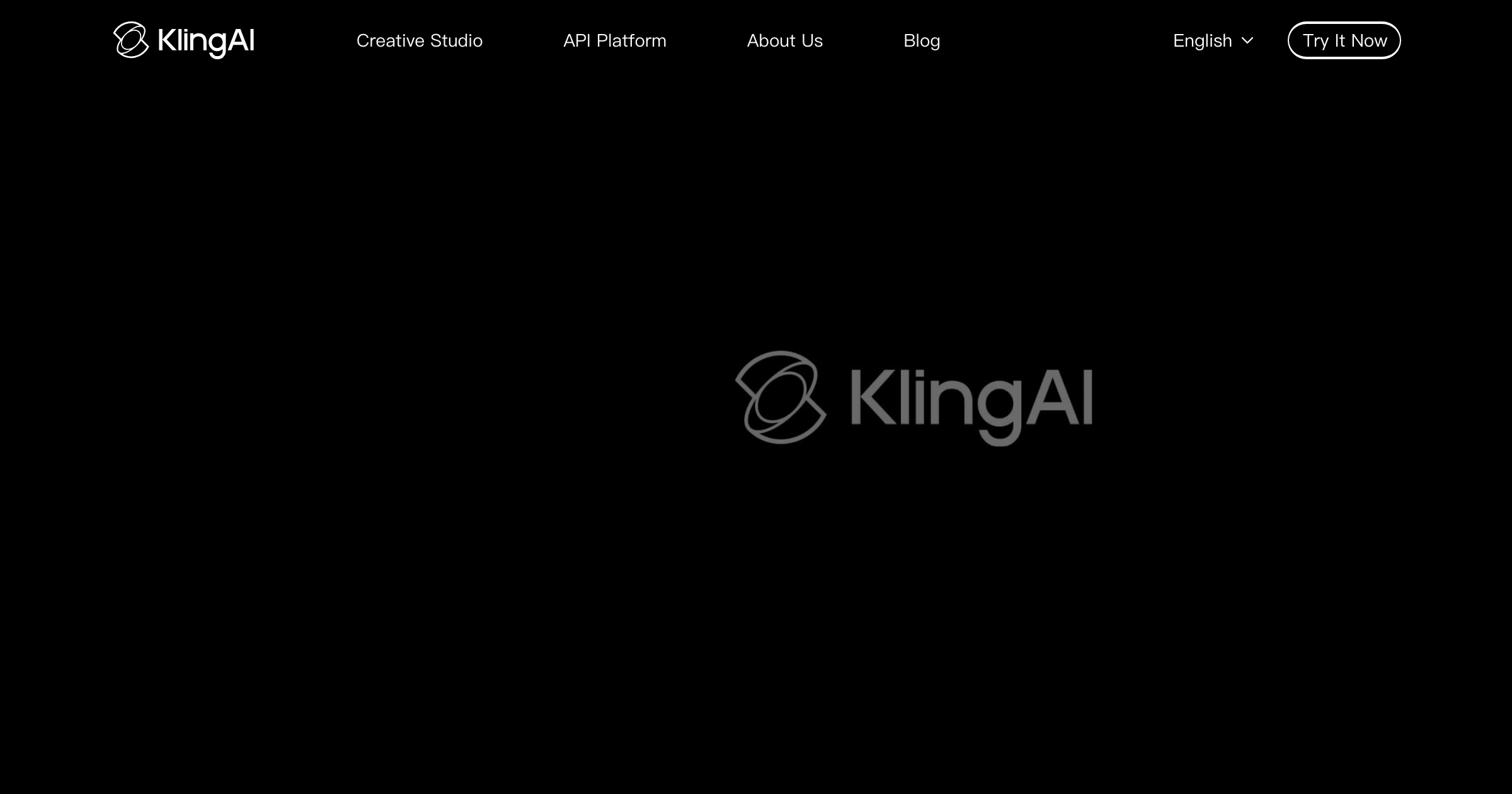 Kling AI interface screenshot