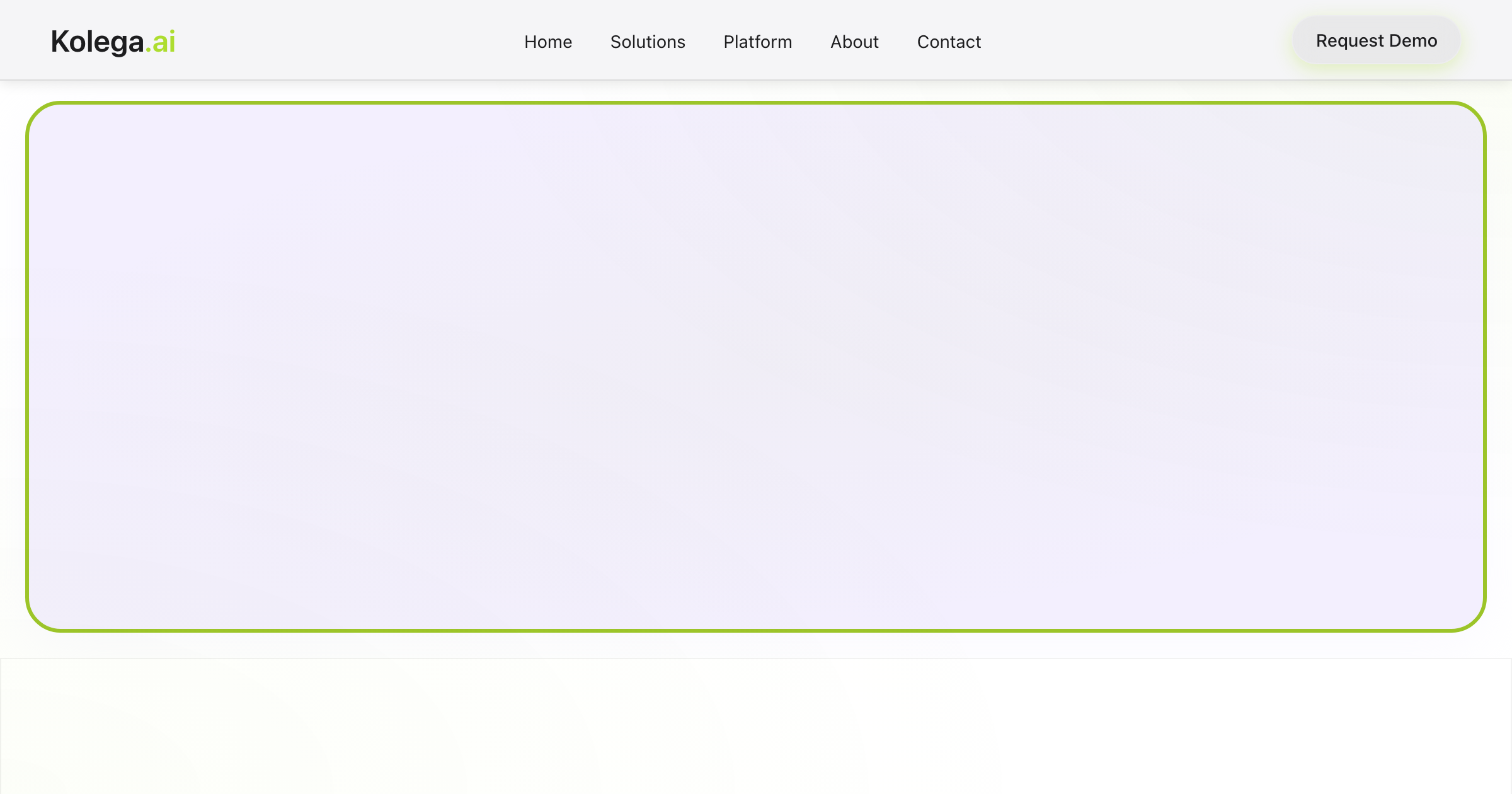 Kolega interface screenshot