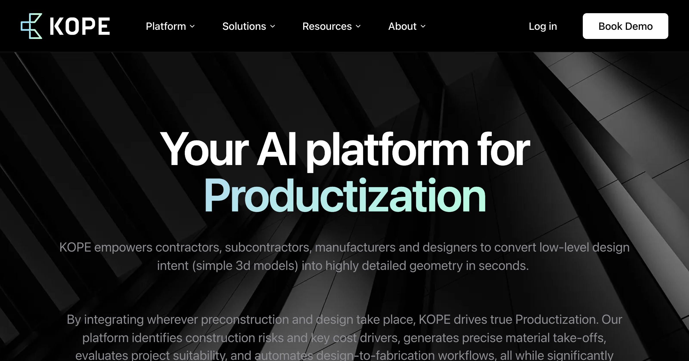 KOPE interface screenshot