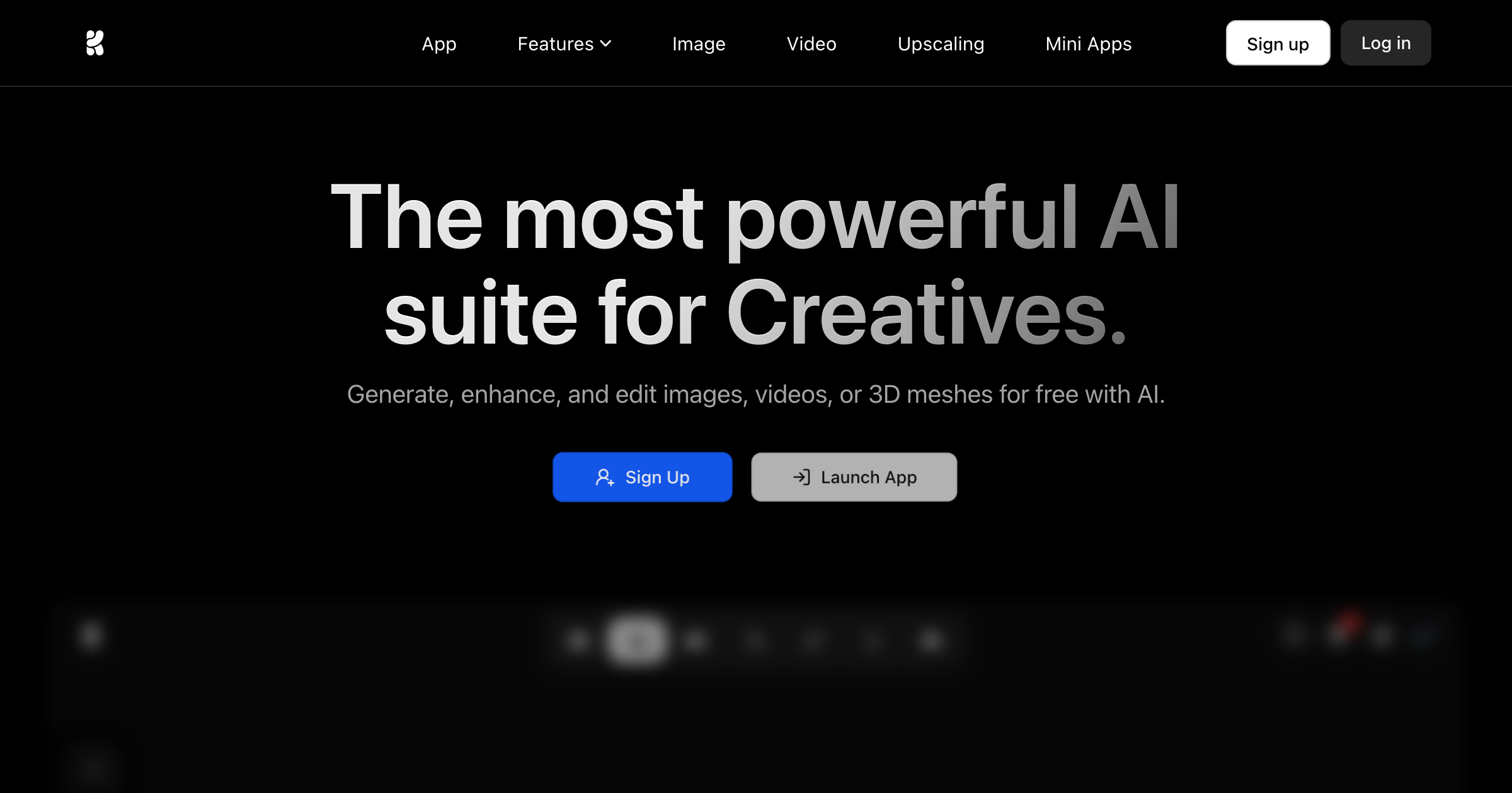 Krea interface screenshot