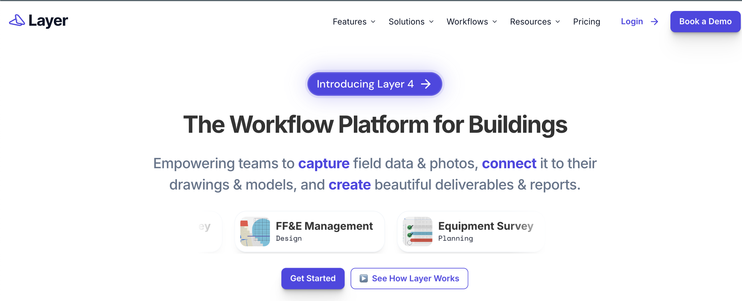 Layer App interface screenshot