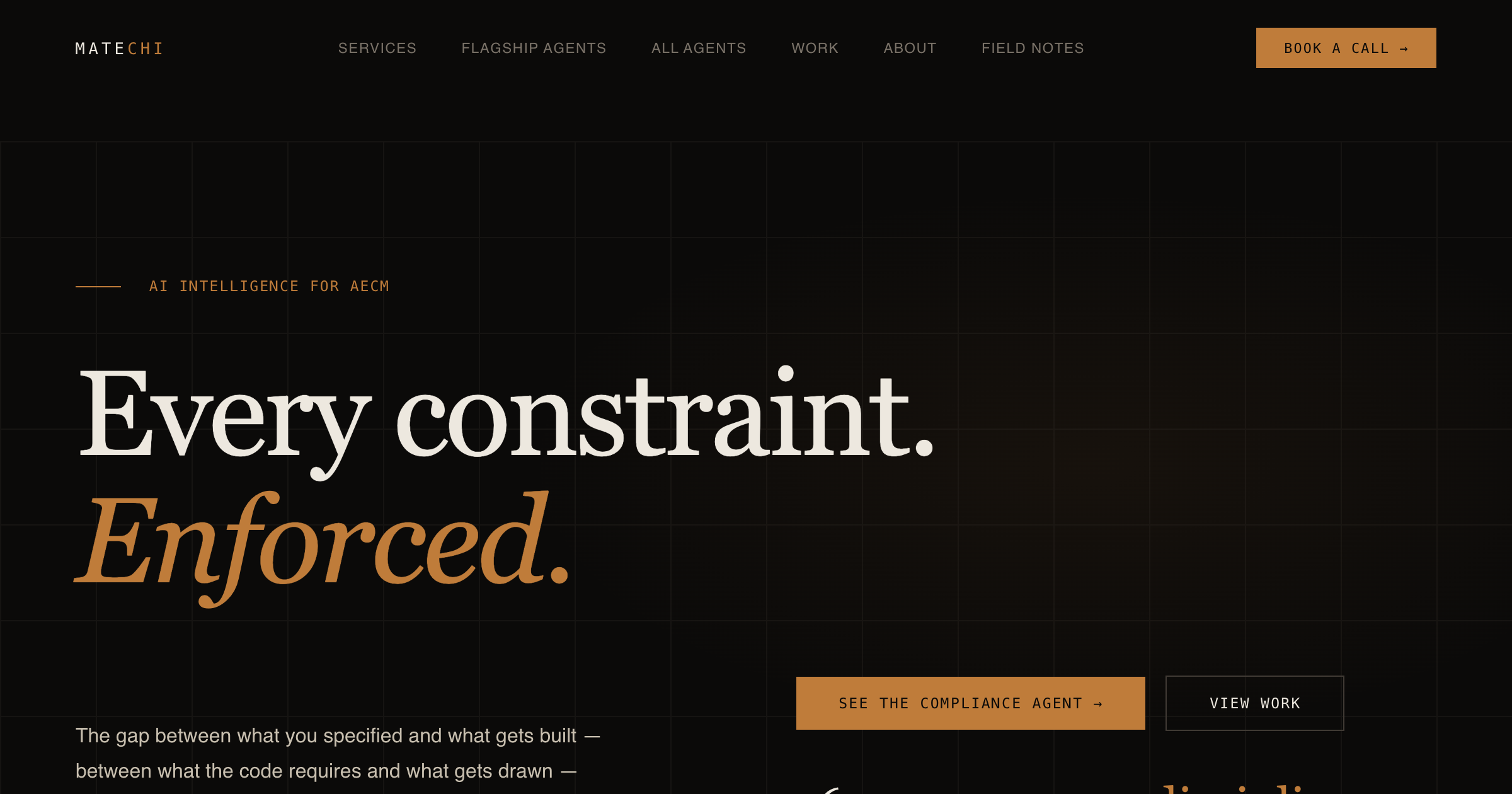 Matechi interface screenshot