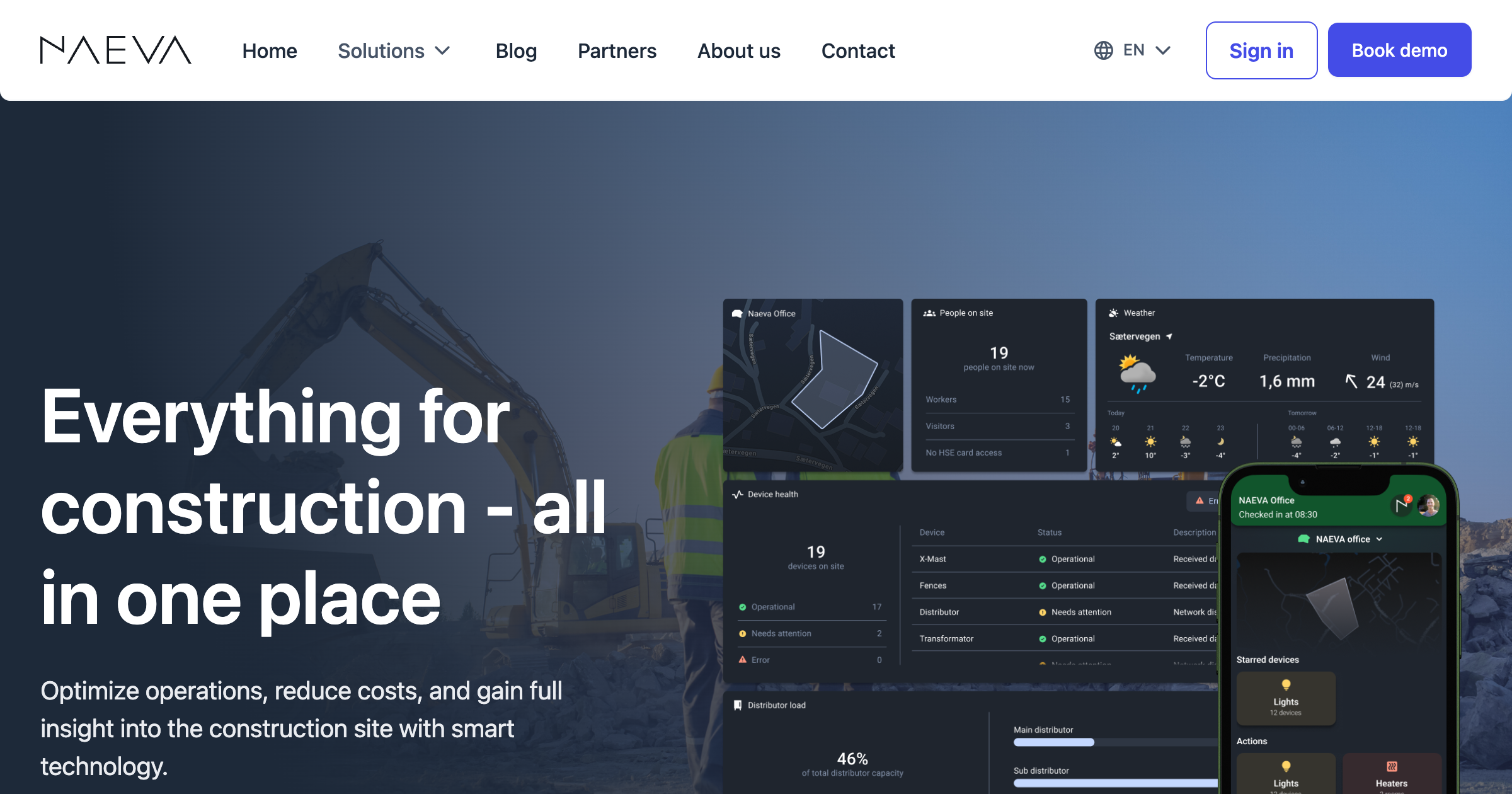 Naeva interface screenshot