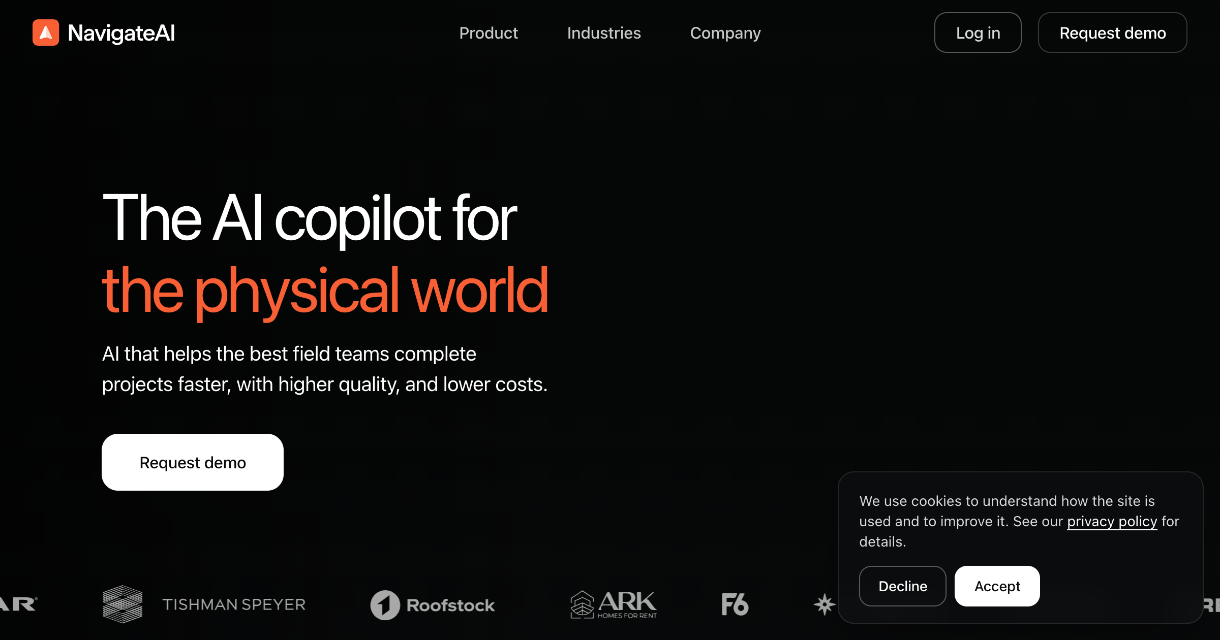 NavigateAI interface screenshot