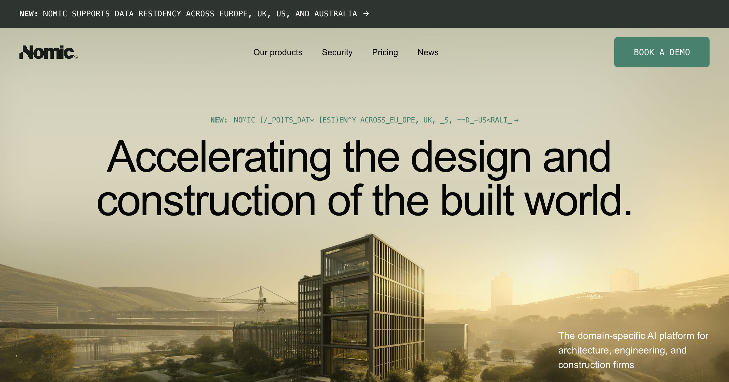 Nomic interface screenshot