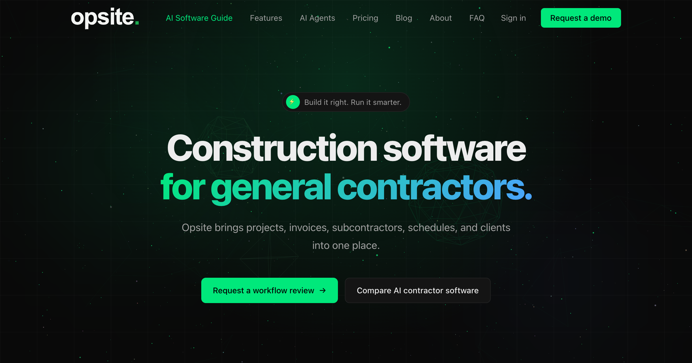 Opsite interface screenshot