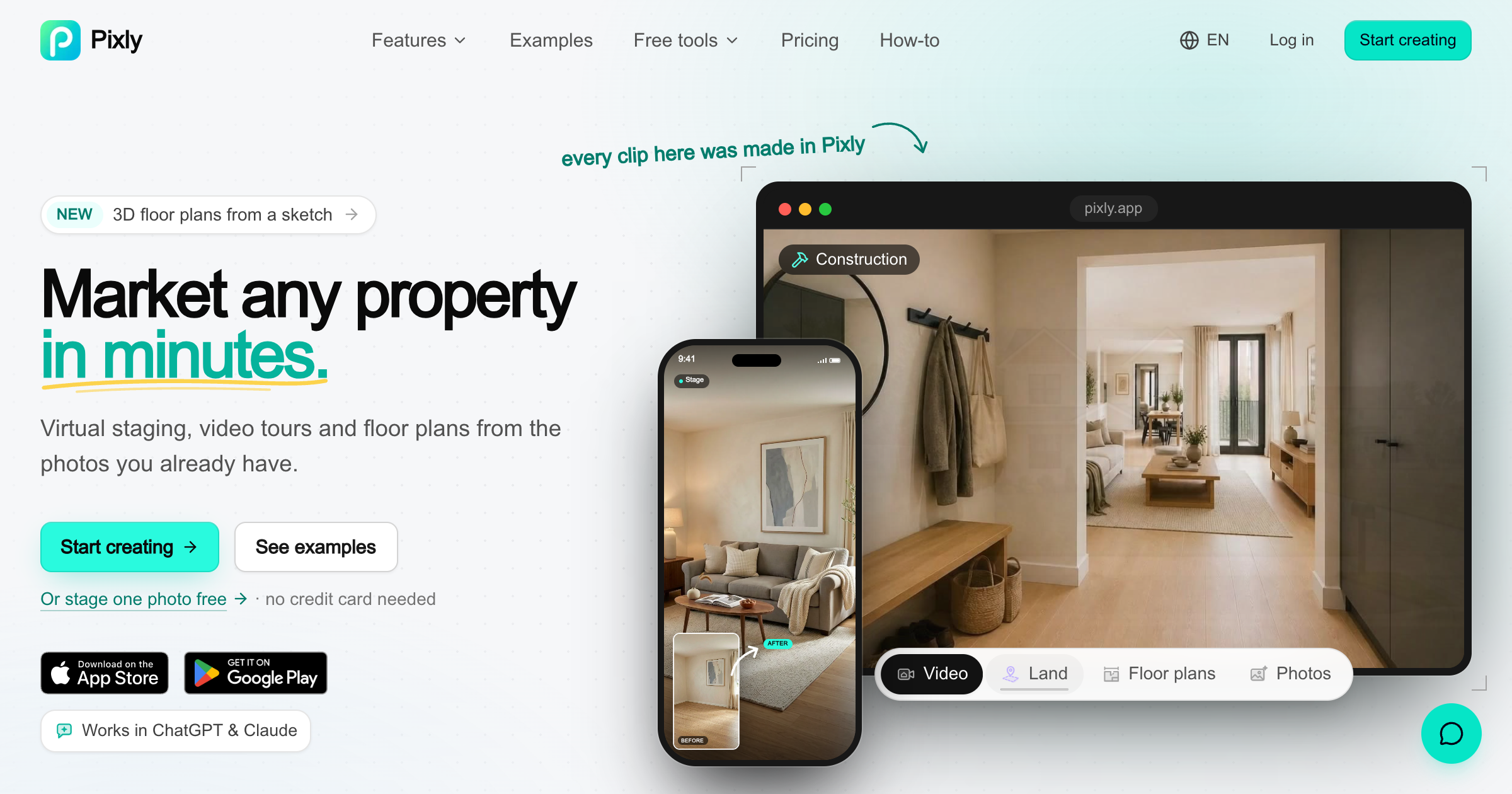 Pixly interface screenshot