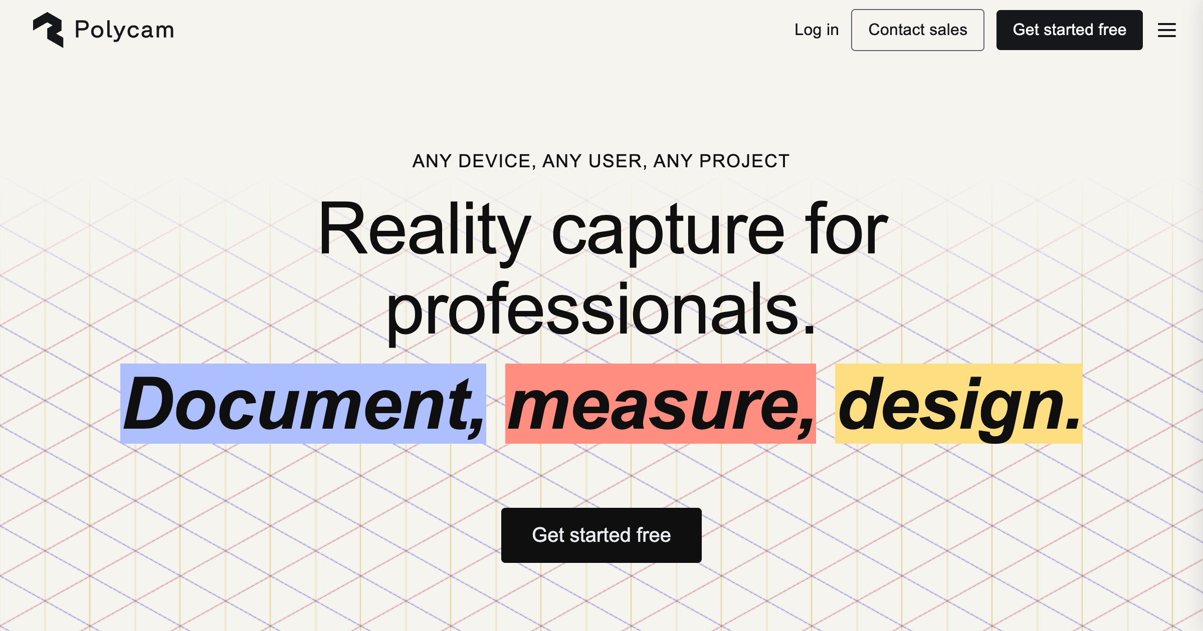 Polycam interface screenshot