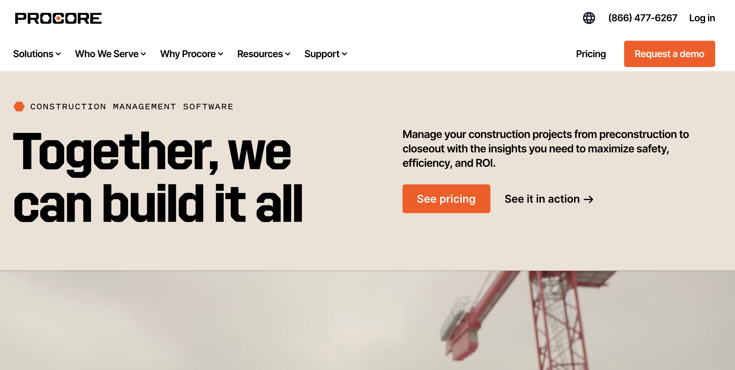 Procore interface screenshot