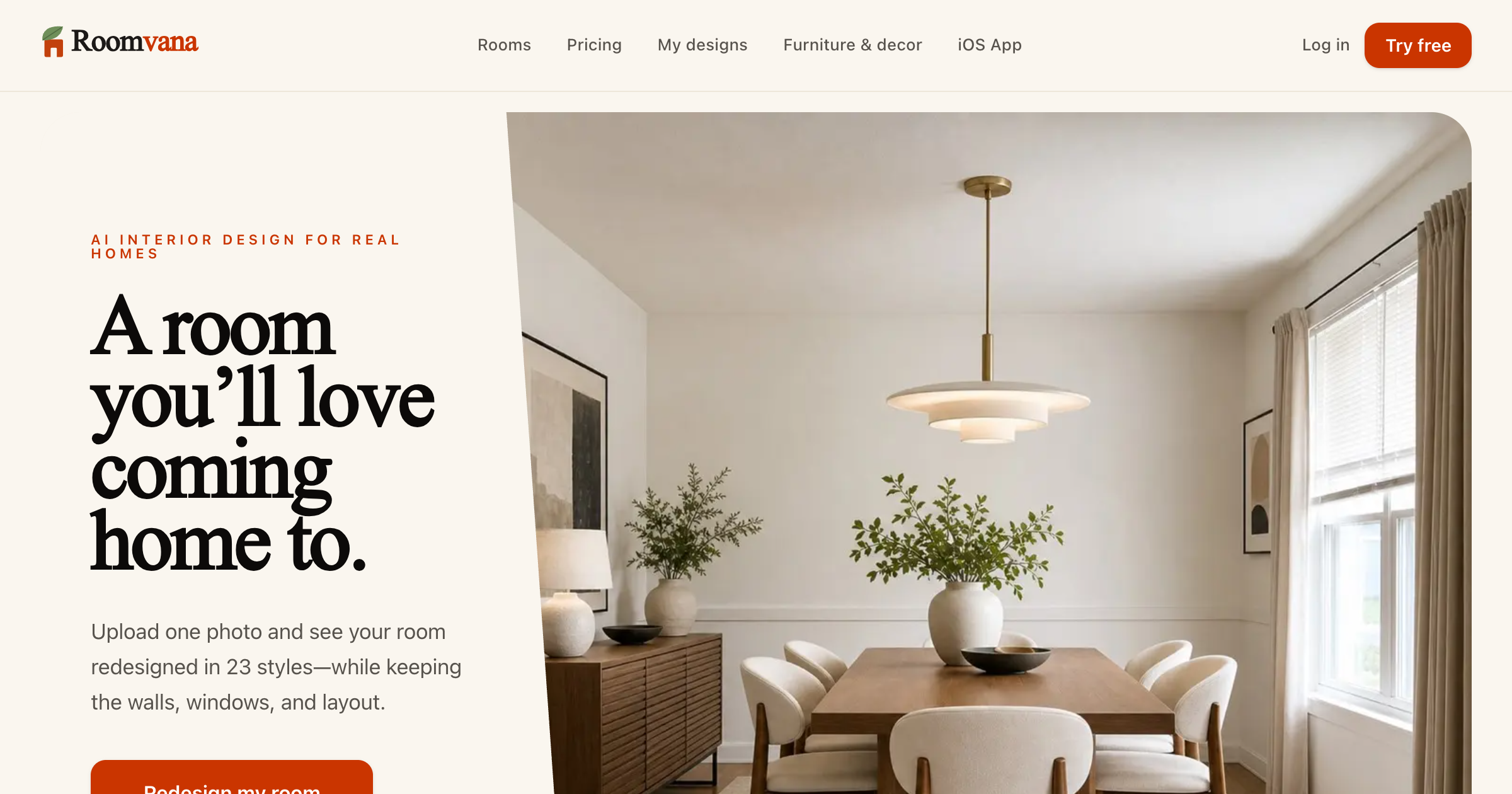 Roomvana interface screenshot