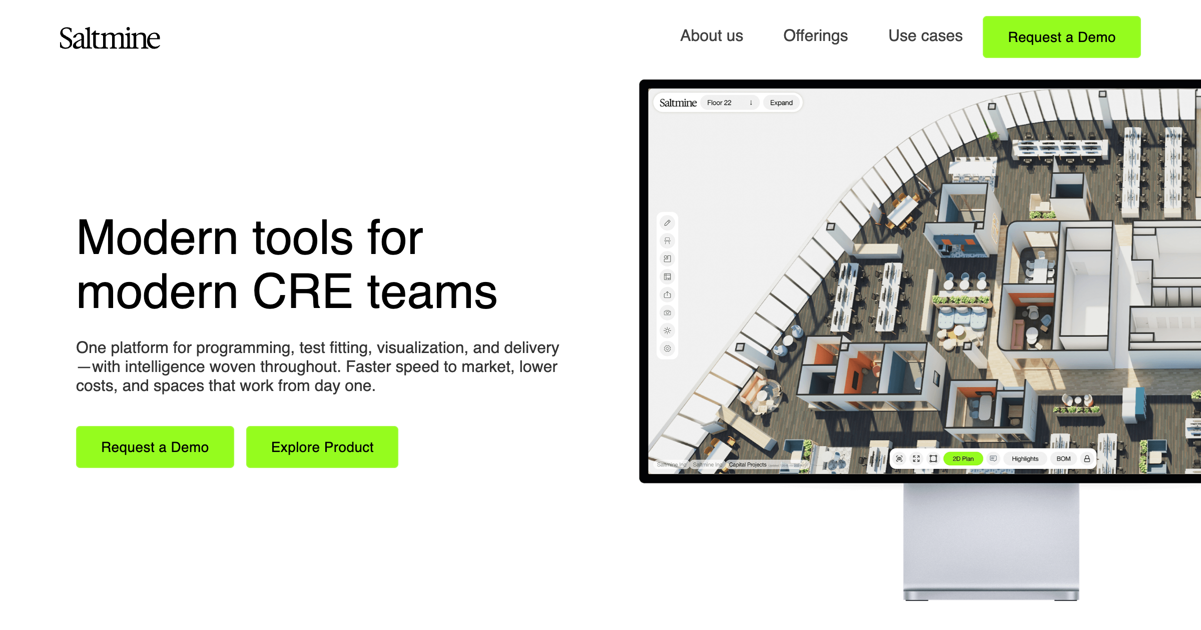 Saltmine interface screenshot