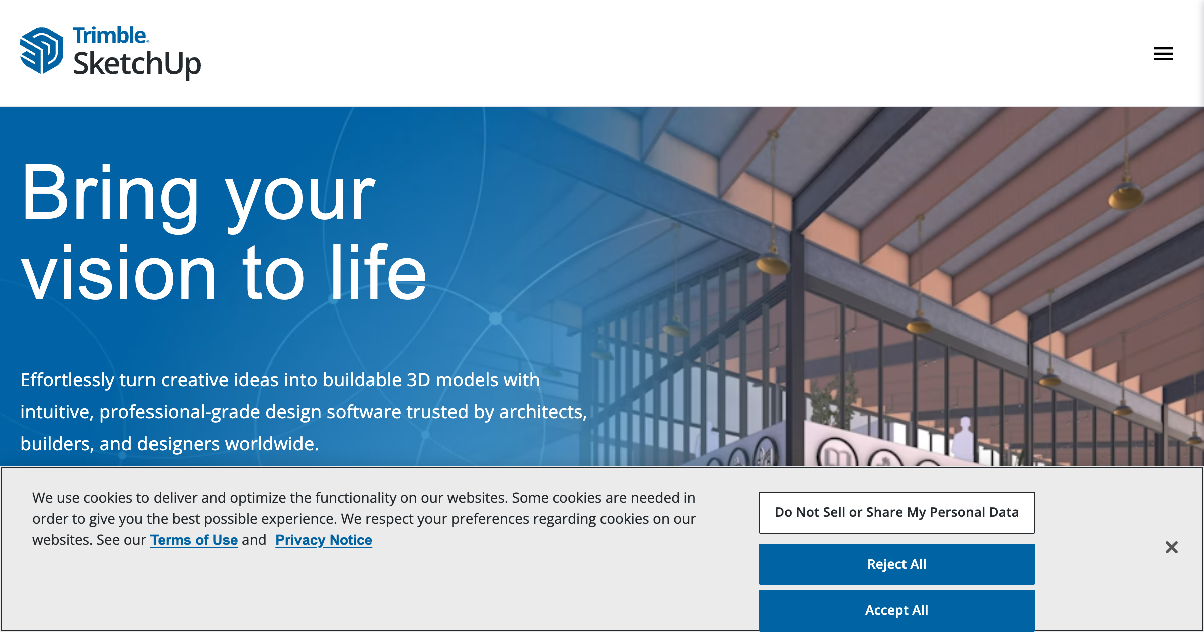 SketchUp interface screenshot