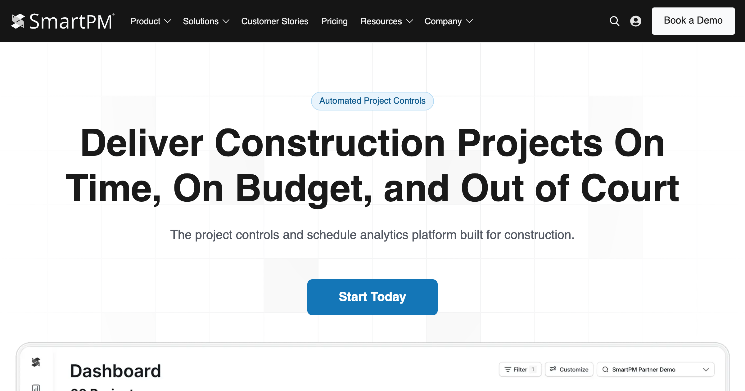 SmartPM interface screenshot