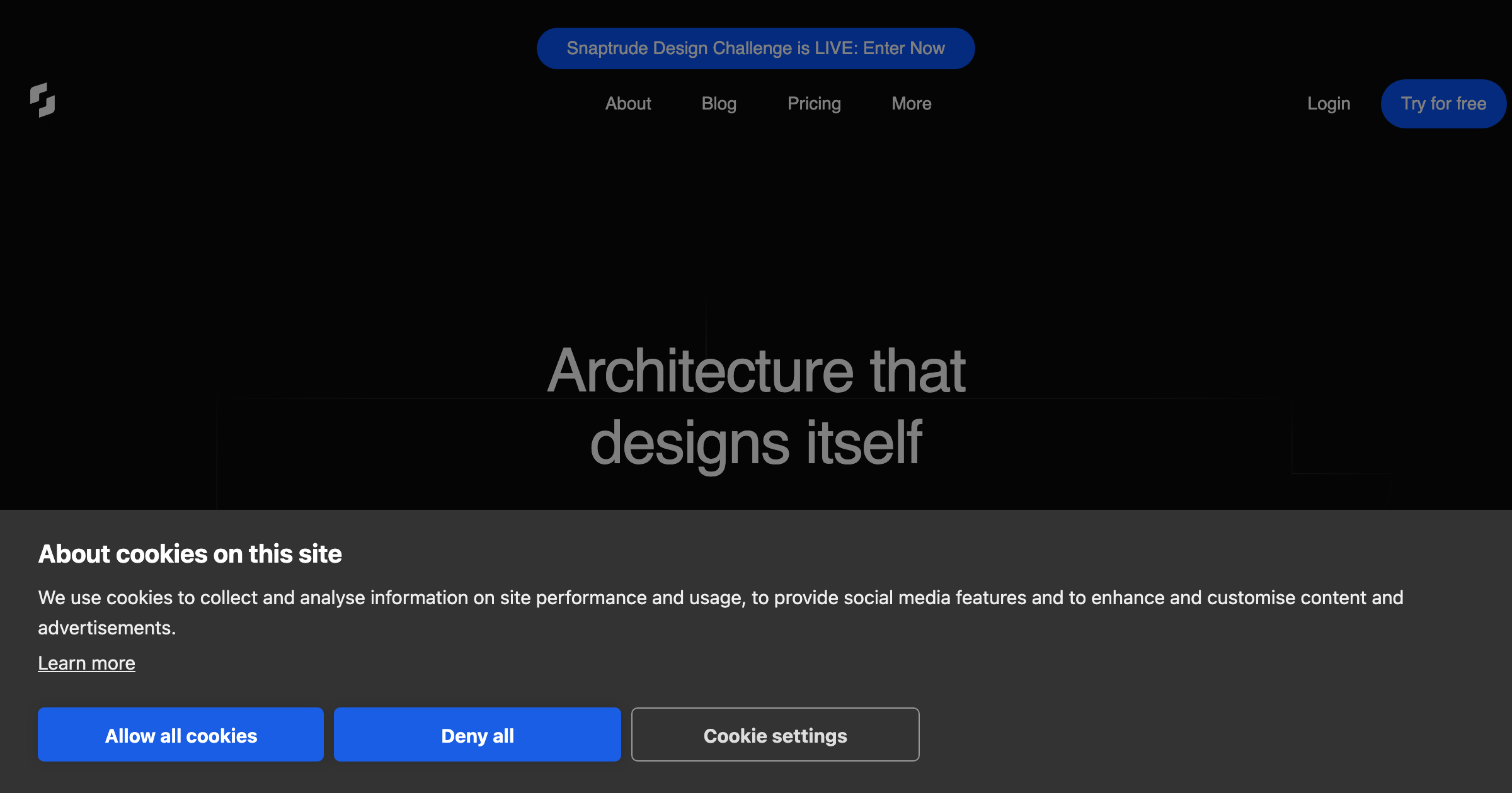Snaptrude interface screenshot