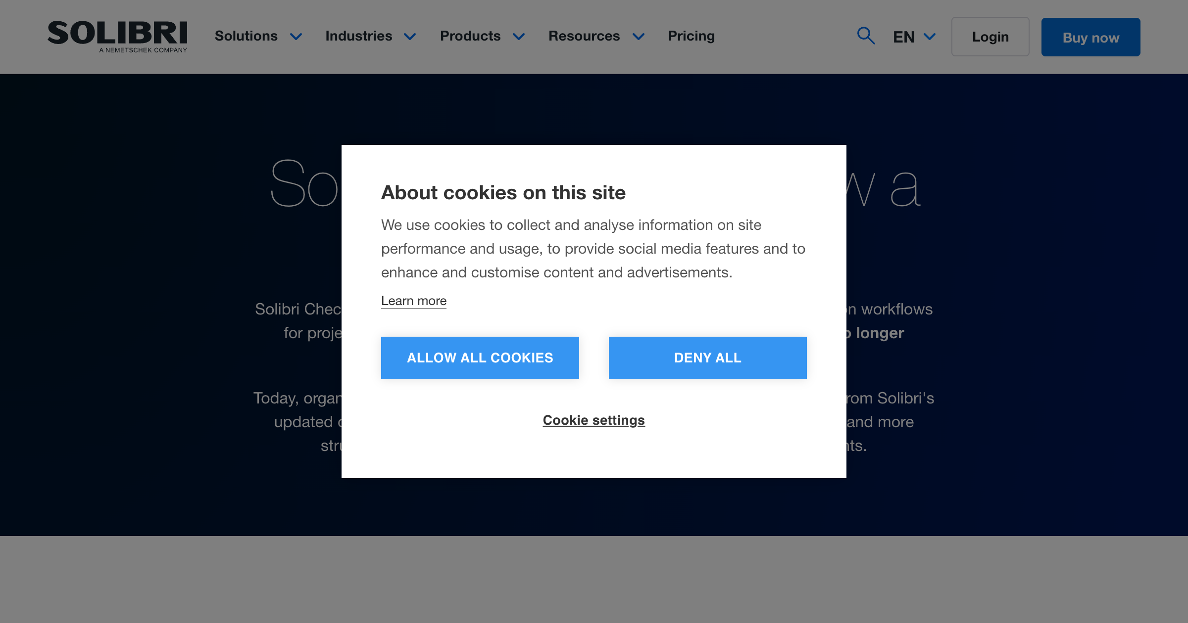 Solibri CheckPoint interface screenshot