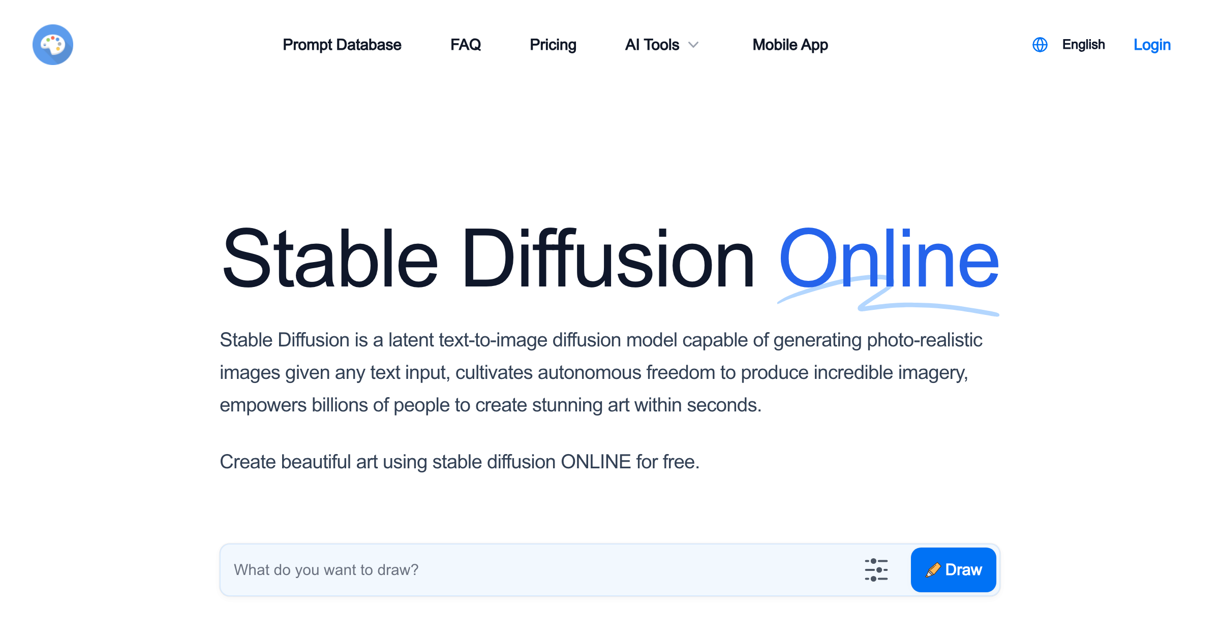 Stable Diffusion interface screenshot