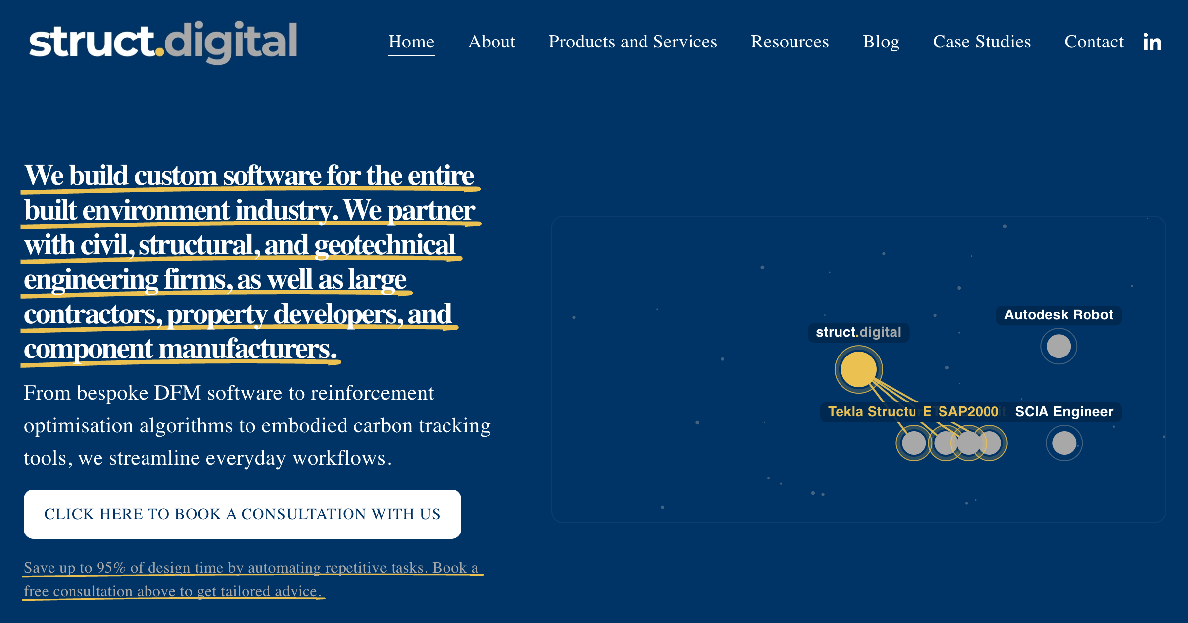 struct.digital interface screenshot
