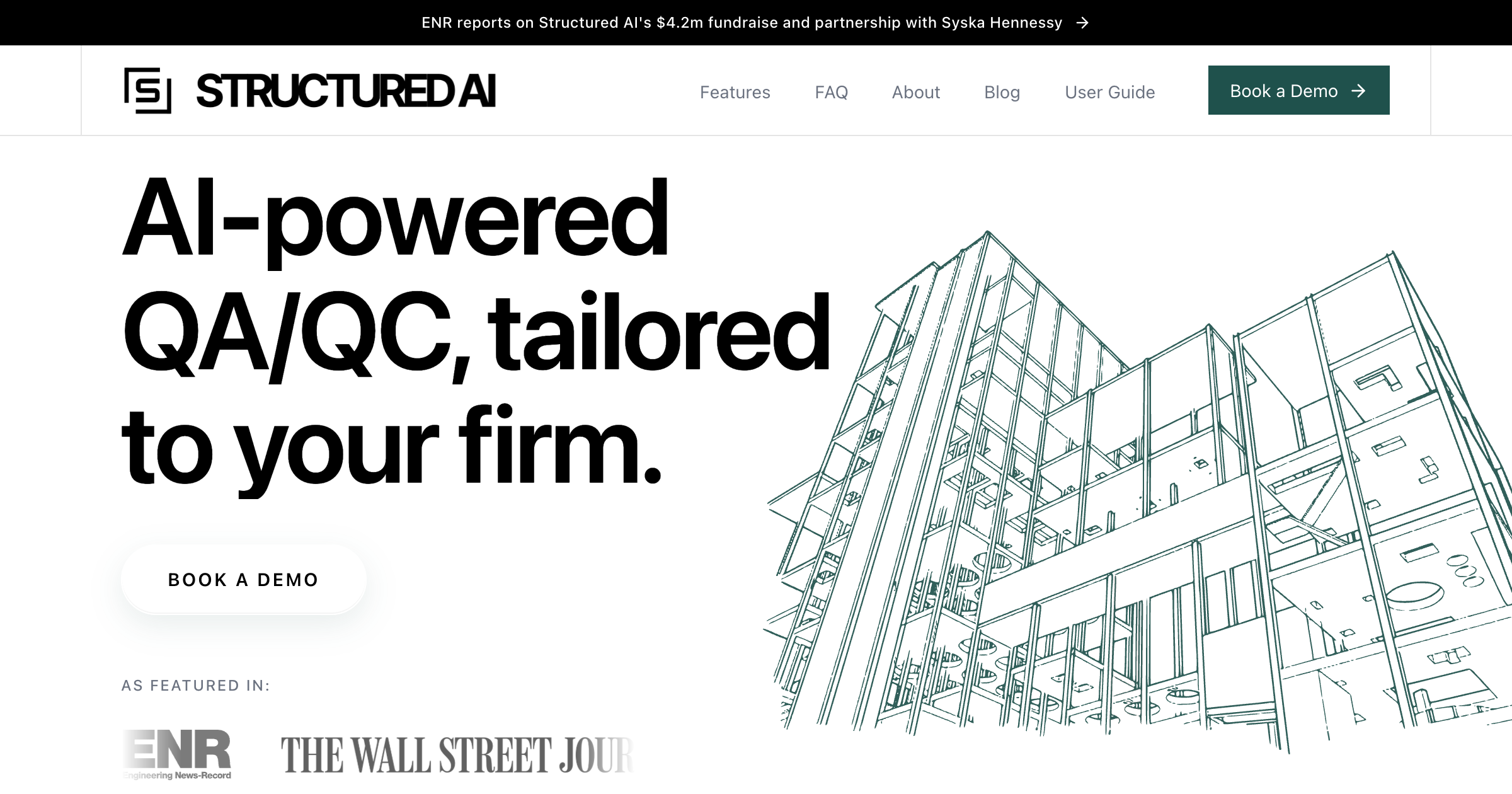 Structured interface screenshot