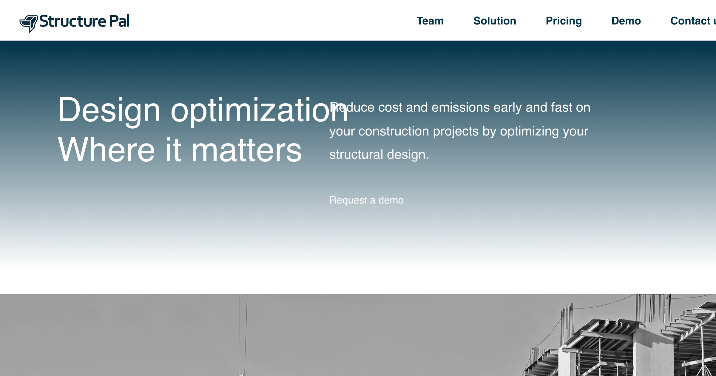 StructurePal interface screenshot