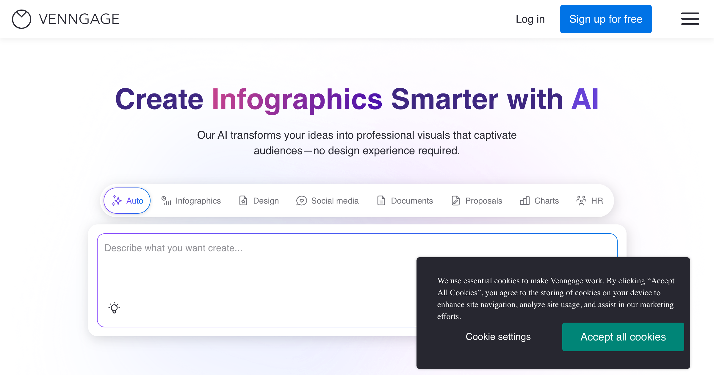 Venngage interface screenshot