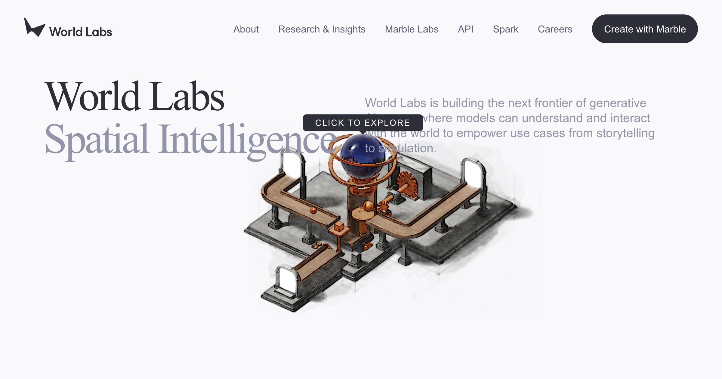 World Labs interface screenshot